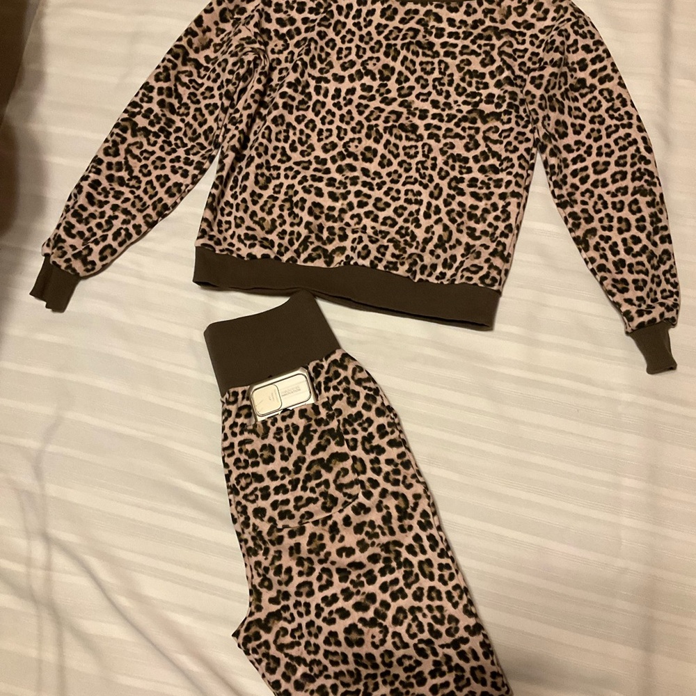 Leopard Print Lounge Pants